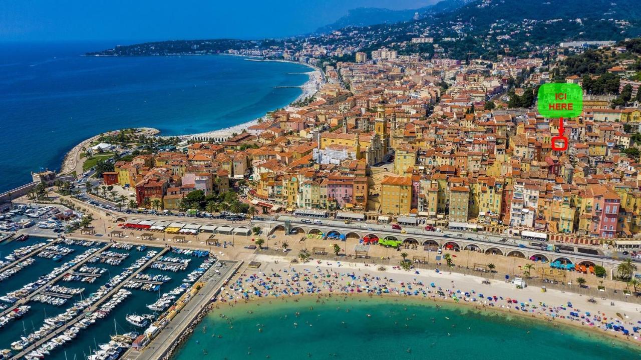 Menton, Centre Historique, Vue Mer Kültér fotó