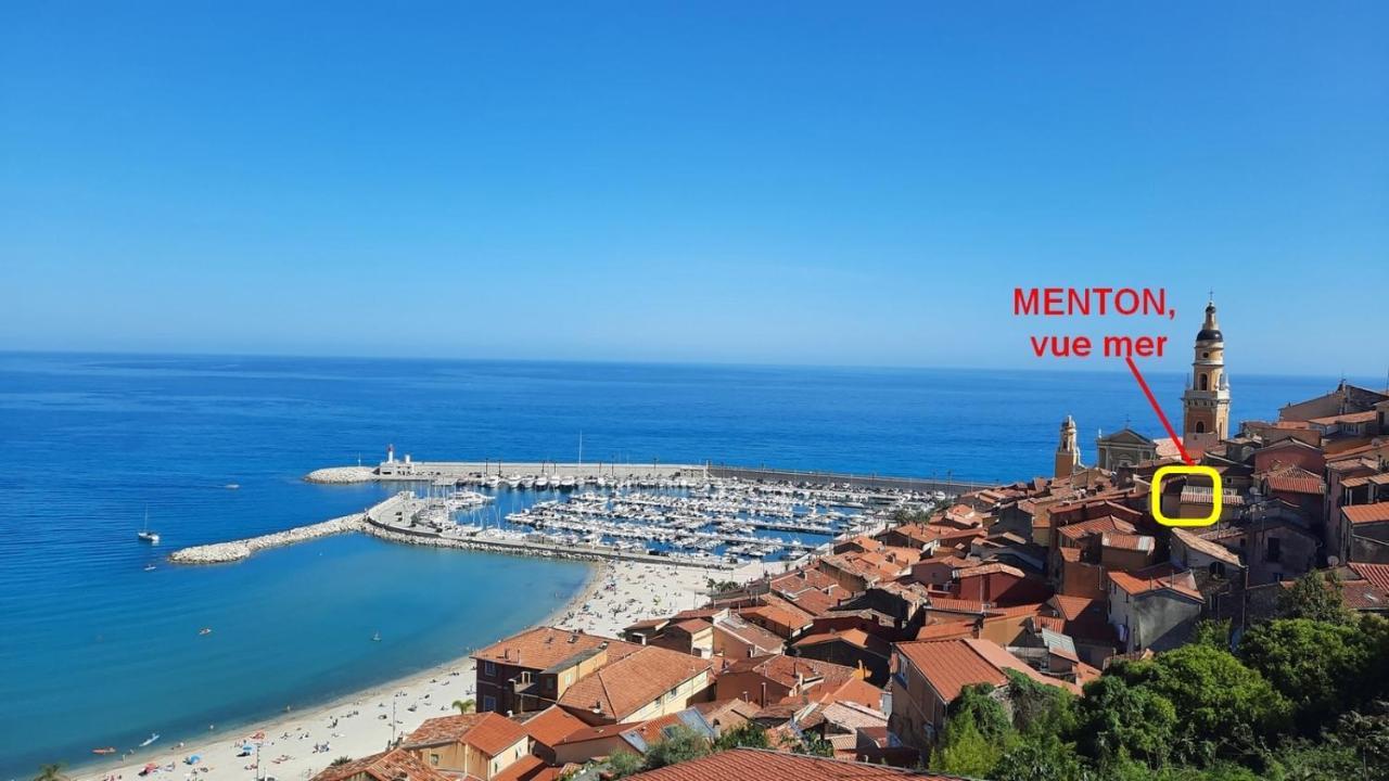 Menton, Centre Historique, Vue Mer Kültér fotó