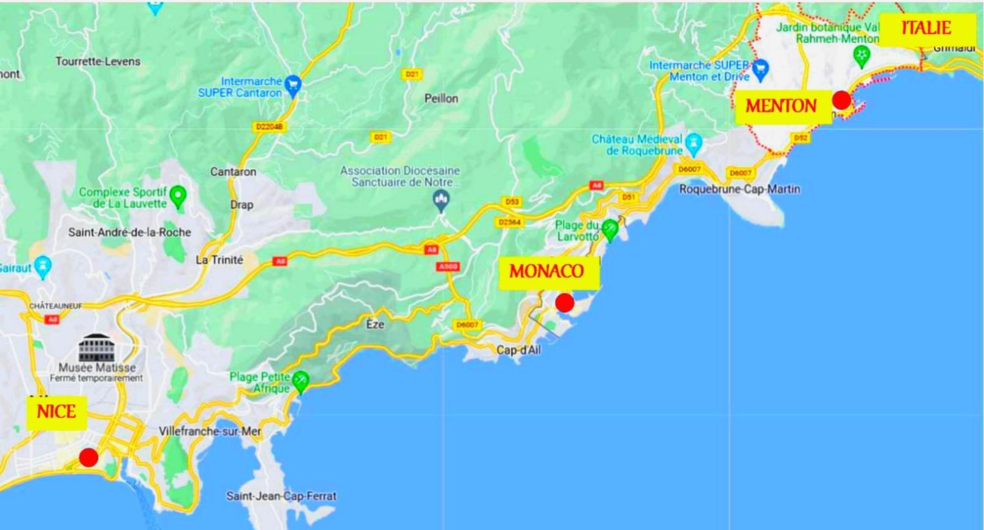 Menton, Centre Historique, Vue Mer Kültér fotó